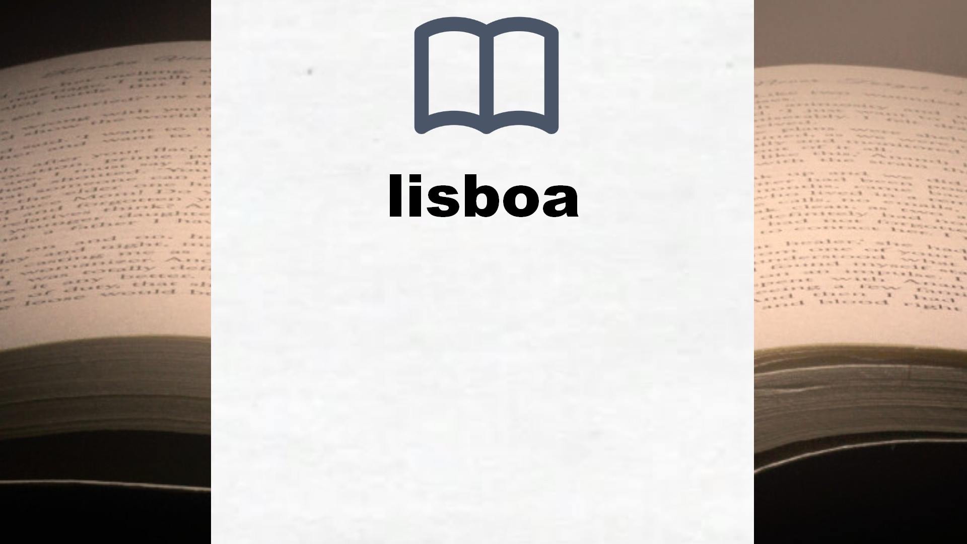 Libros sobre lisboa